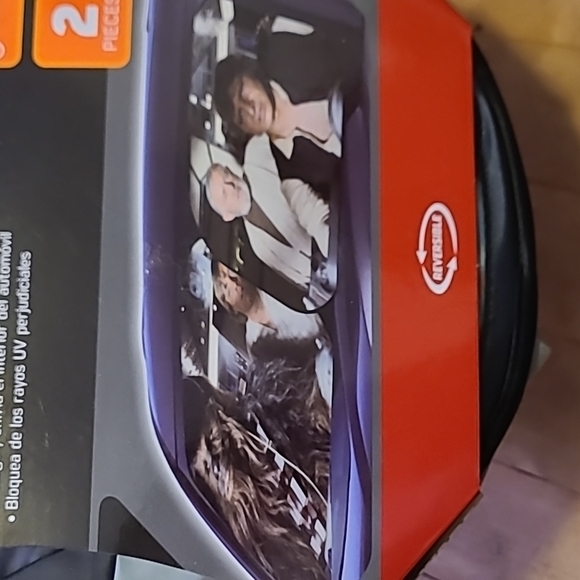 NIP Star Wars Auto Spring Shade Car Windshield Sun Shade Blocker - Picture 4 of 8